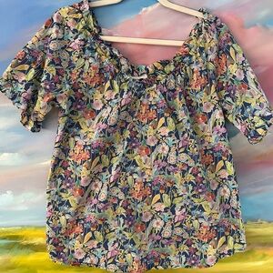 Sara Campbell Multicolor Floral Liberty of London Blouse